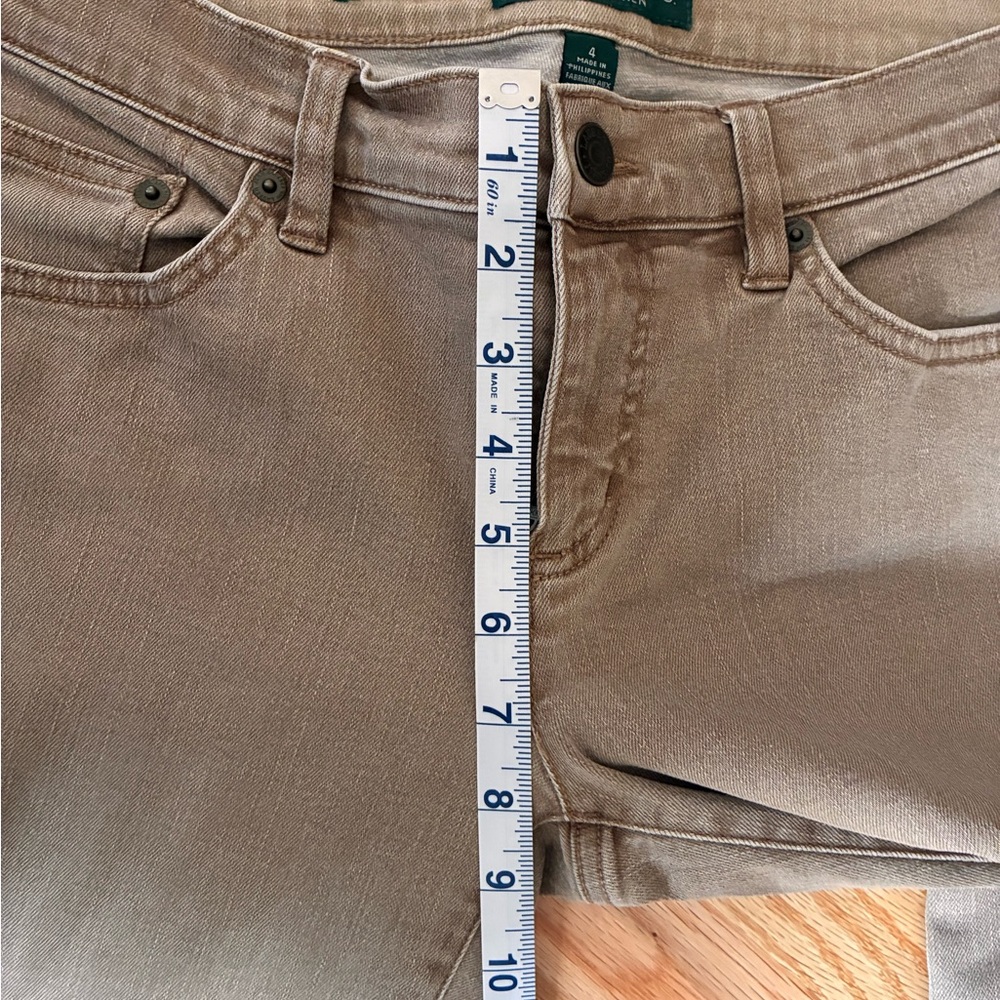 Ralph Lauren Tan Denim Jeans - Picture 10 of 10